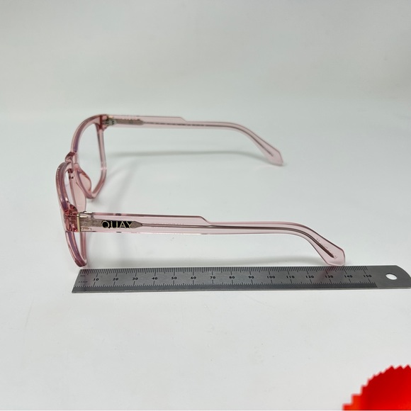 Quay Hardwire crystal pink frame blue light glasses - Picture 12 of 13